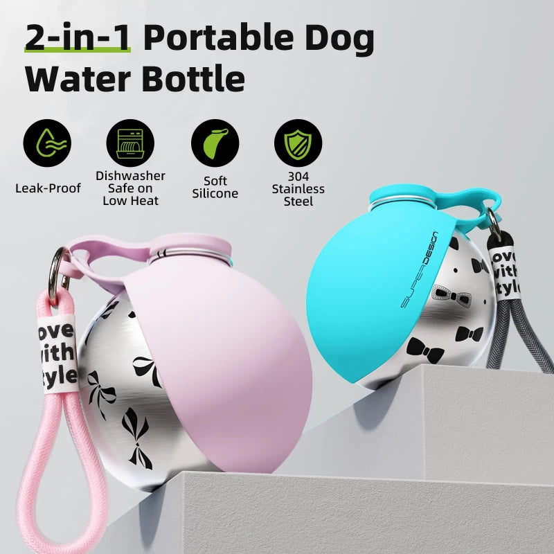 The Sip & Wag Dog Water Bottle