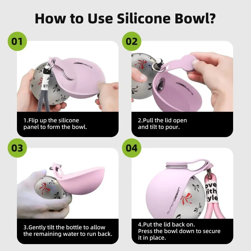 The Sip & Wag Dog Water Bottle